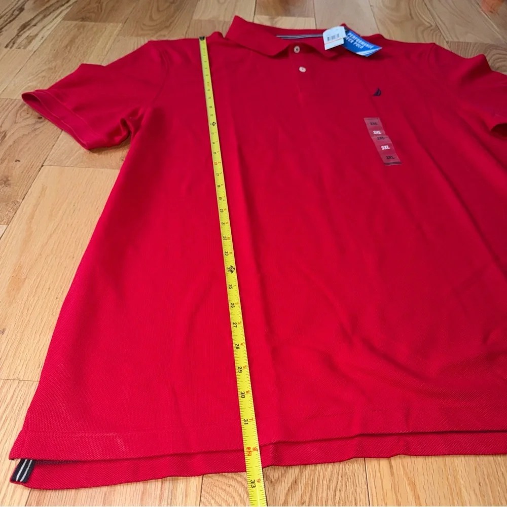 Nautica | Men's Classic-Fit Performance Deck Polo shirt in red Size 3XL - Picture 6 of 13